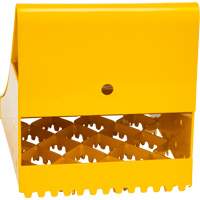 Ice Chocks, Steel, Yellow, 8-1/16" W x 10-5/8" D x 8-13/16" H Fastek