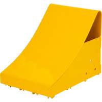 Ice Chocks, Steel, Yellow, 8-1/16" W x 10-5/8" D x 8-13/16" H Fastek