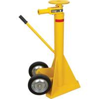 100,000 lbs. Static Capacity Ratchet Trailer Jack, 20 tons Lift Capacity Fastek