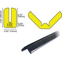 W Profile 1M Edge Protection Bumper Guard, 3.25' Long Fastek