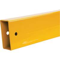 Lift-Out Guard Rail, Steel, 3' L x 4" H, Safety Yellow Fastek