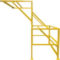 Mezzanine Safety Gate, 70" L x 77" H, 78" Raised, Yellow Fastek