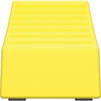 Cale de roue ultra-robuste pour l'exploitation mini&egrave;re Checkers Safety, PEHD, Jaune, 14-1/2" la x 17-1/2" p x 16" h Fastek