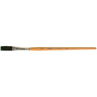 One Stroke Paint Brush, 3/8" Brush Width, Ox Hair, Wood Handle KP204 | Fastek