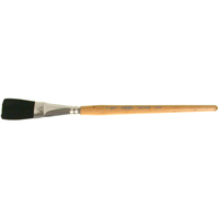 One Stroke Paint Brush, 3/4" Brush Width, Ox Hair, Wood Handle KP206 | Fastek