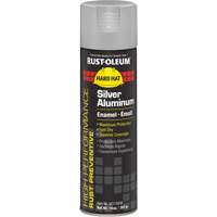 V2100 System Enamel Spray Paint, Silver Aluminum, Gloss, 14 oz., Aerosol Can Fastek
