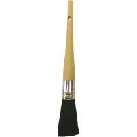 Oval Paint Brush, Bristle, Plastic Handle, 1-1/16" Width Fastek