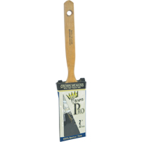Crown Pro Straight Paint Brush, Bristle, Wood Handle, 2" Width Fastek