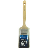 Straight Sash Paint Brush, Bristle, Wood Handle, 2" Width Fastek