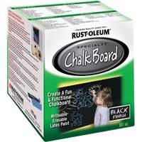 Chalk Board Paint, 877 ml, Can, Black Fastek