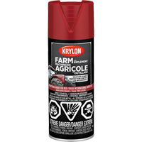 Farm & Implement Spray Paint, International Harvester Red, High-Gloss, 340 g, Aerosol Can Fastek
