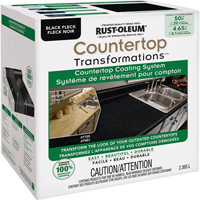 Countertop Transformations<sup>®</sup> Fleck Countertop Coating System, 2.37 L, Kit, Black KQ447 | Fastek