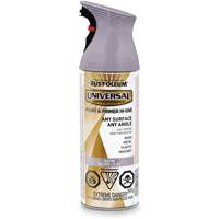 Universal&reg; Enamel Paint & Primer In One, Silver Lilac Purple, Satin, Aerosol Can Fastek