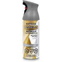 Universal&reg; Spray Paint, Antique Nickel Grey, Flat/Metallic, Aerosol Can Fastek