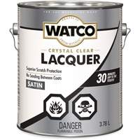 Watco&reg; Lacquer Wood Finish, 3.78 L, Clear, Satin Fastek