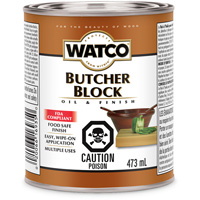 Watco&reg; Butcher Block Oil & Finish, 473 ml, Clear, Transparent Fastek
