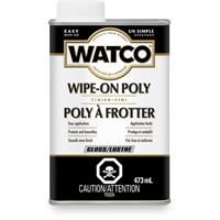 Watco&reg; Wipe-on Poly Stain, 473 ml, Clear, Gloss Fastek