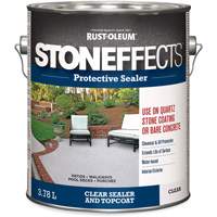 Stoneffects Protective Concrete Sealer, 3.78 L, Water-Based, Transparent, Clear Fastek