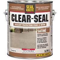 Seal-Krete<sup>®</sup> Protective Sealer, 3.78 L, Urethane-Based, Satin, Clear KR407 | Fastek
