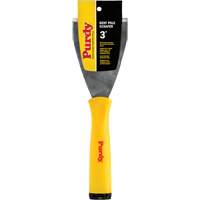 Premium Bent Pole Scraper, Stainless Steel Blade, 3" Wide, Plastic Handle Fastek