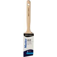 Brosse coup&eacute;e Master, Poly/nylon, Manche Bois, Largeur de 2" Fastek