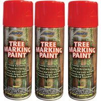 Peinture fluorescente pour marquer les arbres Aervoe 690, Rouge fluorescent, 16 oz Fastek