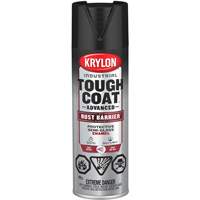Tough Coat&reg; Advanced Paint with Rust Barrier Technology, Black, Semi-Gloss, 425 g, Aerosol Can Fastek