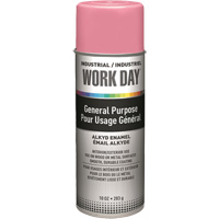 Peinture industrielle Work Day, Rose, Brillant, 10 oz, Canette a&eacute;rosol Fastek