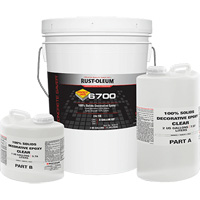 6700 100% Solids Decorative Epoxy, 3 gal., Epoxy-Based, High-Gloss, Clear Fastek