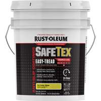 SafeTex&reg; Easy-Tread Acrylic Coating, 4 gal., Water-Based, Flat/Textured, Yellow Fastek