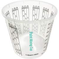 Gobelet en plastique pour m&eacute;lange de peinture, 1,25 L Fastek