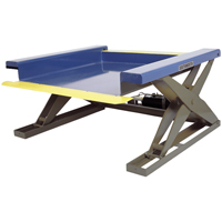Hydraulic Floor-Height Scissor Lift Tables, Steel, 2000 lbs. Capacity Fastek