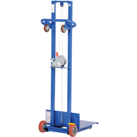 Platform Lift Stacker, Hand Winch Operated, 400 lbs. Capacity, 58" Max Lift LU506 | Fastek