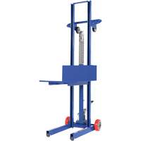 Hydraulic Platform Lift Stacker, Foot Pump Operated, 400 lbs. Capacity, 51-1/8" Max Lift Fastek