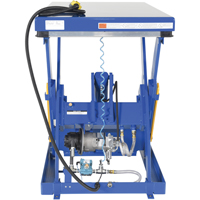 Hydraulic Scissor Lift Table, Steel, 60" L x 30" W, 3000 lbs. Cap. Fastek