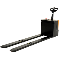 Fully Powered Electric Pallet Truck With  Stand-On Platform, 4500 lbs. Cap., 96" L x 30" W Fastek