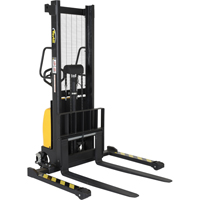 Fork Lift Stacker, Electric Operated, 2000 lbs. Capacity, 63" Max Lift Fastek