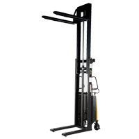 Fork Lift Stacker, Electric Operated, 2000 lbs. Capacity, 118" Max Lift Fastek