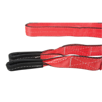 Polyester Sling, Double Ply, Twisted Eye, Type 4, 2'' W x 8' L, 6200 lbs. Vertical Cap. Fastek