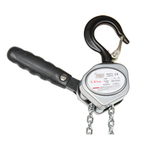 Mini palan &agrave; levier, Lev&eacute;e 5', Cabacit&eacute; 500 lb (0,25 tonne), Chaîne en Zingu&eacute; Fastek