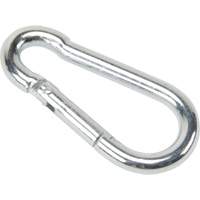 Zinc Plated Snap Hook, 220 lbs (0.11 tons) Working Load Limit, 3/16" Size, 5/16" Eye Fastek