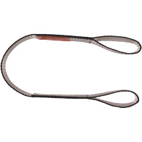 Polyester Web Sling, Double Ply, Double Eye, Type 3, 1" W x 4' L, 3100 lbs. Vertical Cap. Fastek