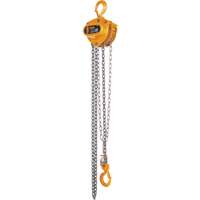 Kito Manual Chain Hoist, 15' Lift, 2000 lbs. (1 tons) Capacity, Steel Chain LW420 | Fastek