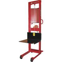 Winch Stacker, Hand Winch Operated, 1000 lbs. Capacity, 70" Max Lift LW437 | Fastek