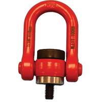 VQ Swivel Hoist Lifting Ring, M10, 16 mm Thread Length, Alloy Steel Fastek