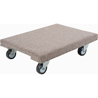 Wood Dollies - Medium-Duty, Polyolefin Wheels, 900 lbs. Capacity, 18" W x 24" D x 7" H Fastek