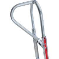 Knocked Down Hand Truck, P-Handle Handle, Aluminum, 52" Height, 500 lbs. Capacity Fastek