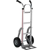 Knocked Down Hand Truck, Dual Handle, Aluminum, 48" Height, 500 lbs. Capacity Fastek
