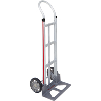 Knocked Down Hand Truck, Continuous Handle, Aluminum, 48" Height, 500 lbs. Capacity Fastek
