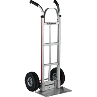 Knocked Down Hand Truck, Dual Handle, Aluminum, 48" Height, 500 lbs. Capacity Fastek
